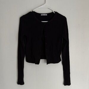 Reformation cropped cardigan and tank set